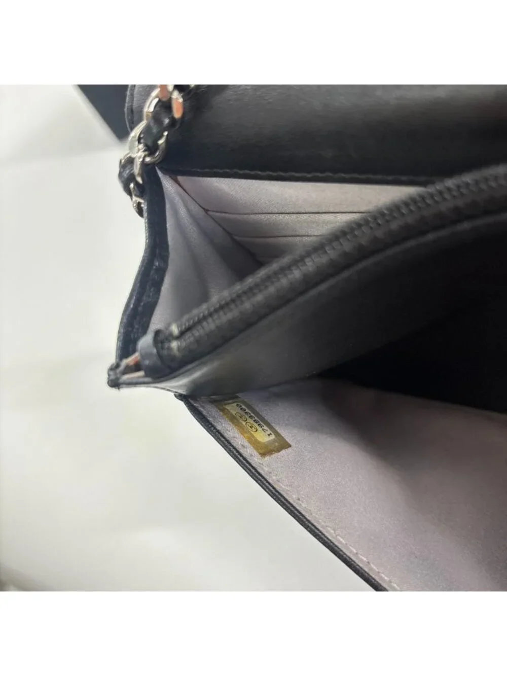 Chanel Super Camellia Black Chain Shoulder